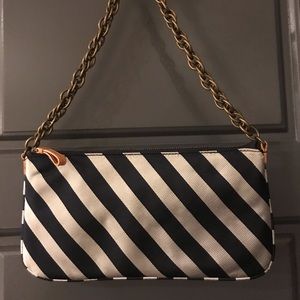 J. Crew small purse with chain strap. Lightweight and perfect for a night out!